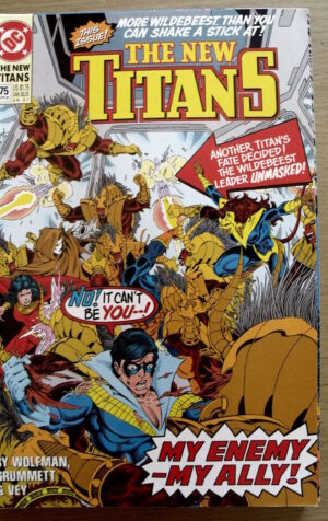 THE NEW TITANS n°75 1991 DC Comics   [SA13]