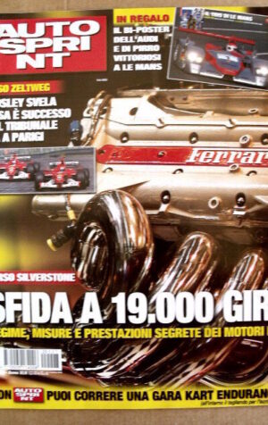 AUTOSPRINT n°27 2002 Il personaggio Frank Willliams - Motori F1 19000 giri [P59]