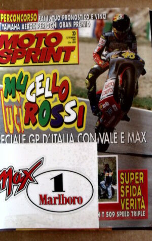 MOTOSPRINT n°20 1997  con adesivo - Ducati Monster 900 BMW R 1100   [P56]