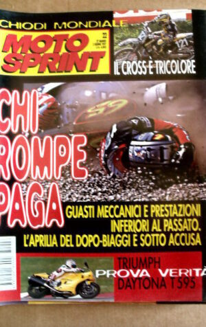 MOTOSPRINT n°22 1997 Prova Verità Triumoh Daytona T 595    [P56]