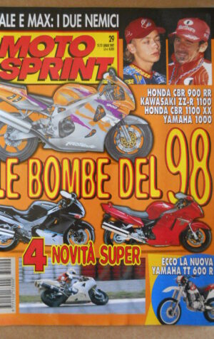 MOTOSPRINT n°29 1997 Yamaha TT 600 R Honda CBR 900 RR Kawasaki ZZ-R 1100  [P67]