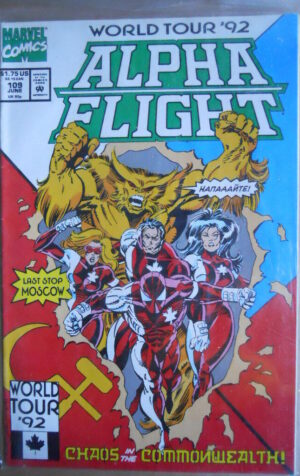 ALPHA FLIGHT n°109 1992 Marvel Comics  [SA21]