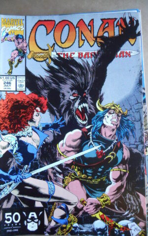 CONAN The Barbarian n°246 1991 Marvel Comics   [SA20]