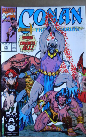 CONAN The Barbarian n°247 1991 Marvel Comics   [SA20]
