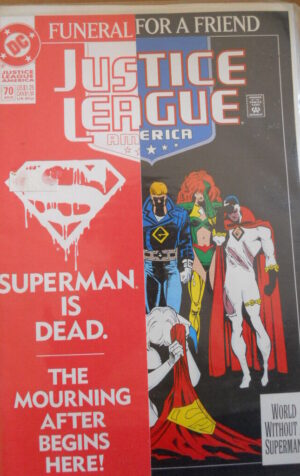 JUSTICE LEAGUE AMERICA n°70 1993 DC Comics - Superman Death [SA23]