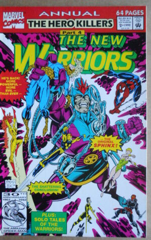 New Warriors n°2 1992 ANNUAL  Marvel Comics    [SA21]