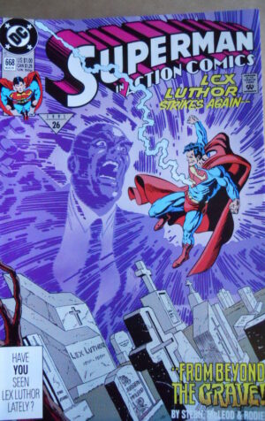 SUPERMAN in Action Comics n°668 1991 DC Comics   [SA21]