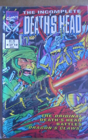 The incomplete DEATH'S HEAD n°3 1993  Marvel Comics   [SA21]