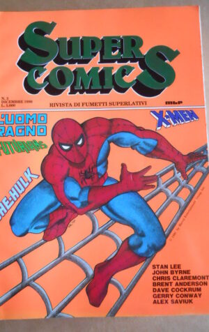 SUPERCOMICS n?3 1990 - L' Uomo Ragno Stan Lee She Hulk X-Men ed. MBP    [G257]