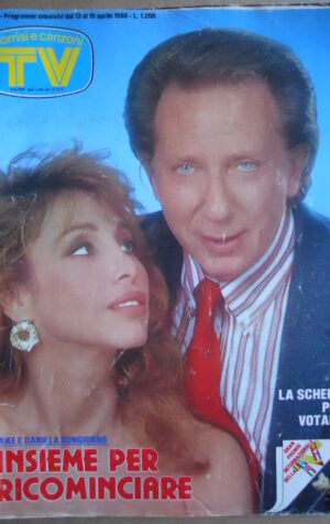 TV Sorrisi e Canzoni n°15 1986 Trailer 9 Settimane 1/2 - Mike Bongiorno [D7]