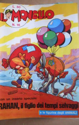 IL MONELLO n?16 1971 Gianni Rivera Sandro Mazzola + figurine Animali  [G391]