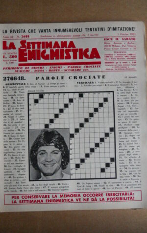 Settimana Enigmistica n°2688 del 01-10-1983 - Andrew Stevens  [D55]