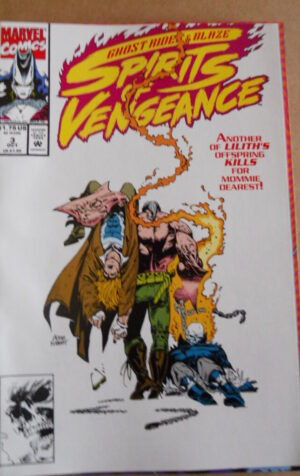 GHOST RIDER & BLAZE Spirits of Vengance n°3 1992 Marvel Comics  [SA26]