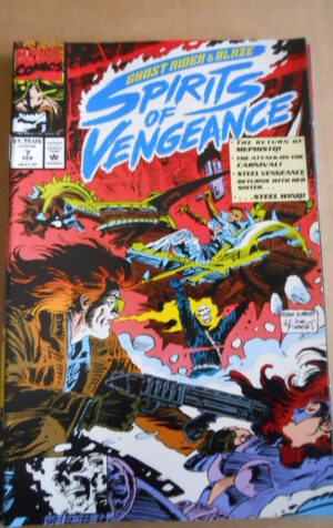 GHOST RIDER & BLAZE Spirits of Vengance n°7 1993 Marvel Comics  [SA26]