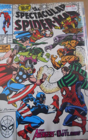 The Spectacular SPIDER MAN n°170 1990 Marvel Comics [SA26]