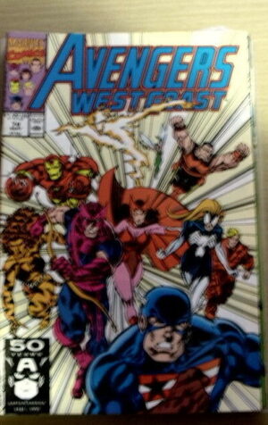 AVENGERS WEST COAST n°74 1991 Marvel Comics  [SA25]