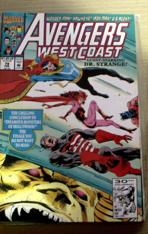 AVENGERS WEST COAST n°79 1991 Marvel Comics  [SA25]