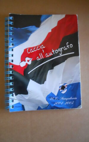 Block Notes Caccia all' Autografo SAMPDORIA 2004-2005 - Raro  [G415]