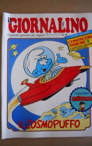 GIORNALINO n?41 1983 GiannI De Luca Gianburrasca - Agente Allen PUFFI  [G409A]
