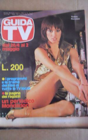 GUIDA TV n°17 1981  Copertina Tiziana Fiorveluti   [G435]