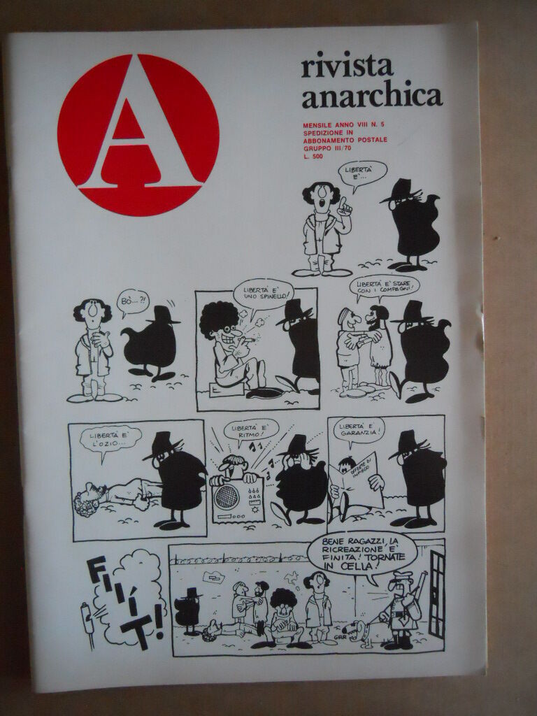 Rivista Anarchica n°5 1978  [C89]