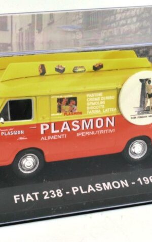 Veicoli Pubblicitari EPOCA 1:43 DIE CAST - FIAT 238 BOX WAGON PLASMON 1967[Q202]