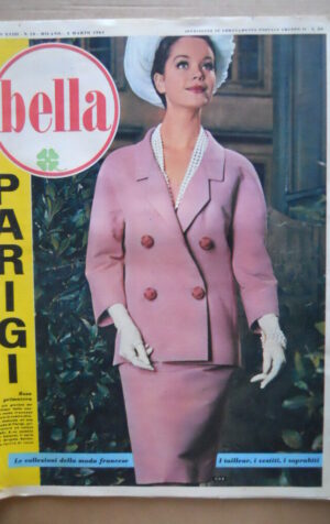 BELLA - Rivista moda n°10 1961   [D39]