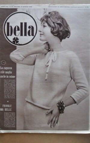 BELLA - Rivista moda n°15 1959   [D39]