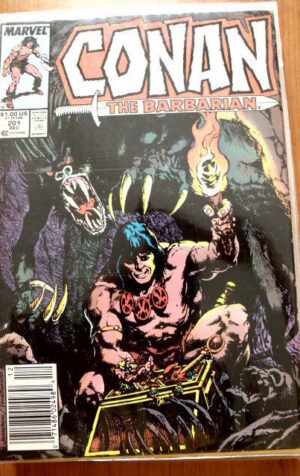 CONAN The Barbarian n°201 1987 Marvel Comics  [SA29]