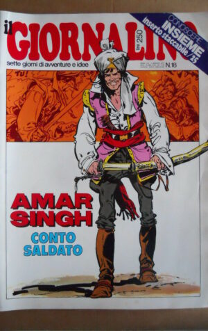 GIORNALINO n?18 1977 Amar Singh Bug Barry Lucky Luke + inserto  [G555]