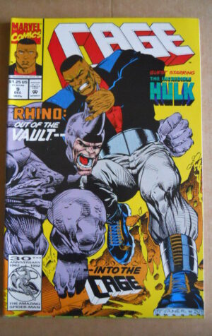 CAGE n°9 1992  Marvel Comics  Guest Hulk  [SA35]