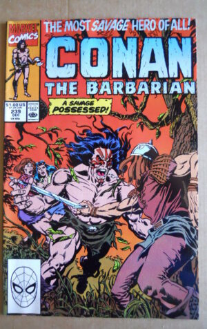 CONAN The Barbarian #239 1990  Marvel Comics  [SA40]
