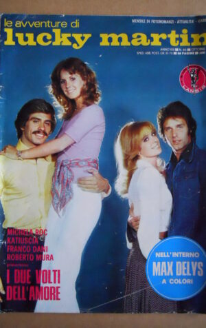 LUCKY MARTIN n°85 1975 FOTOROMANZO Poster Max Delys Lancio  [G576]