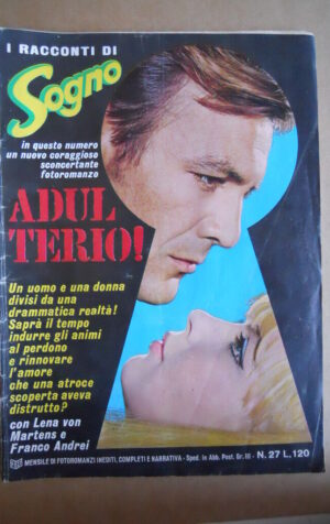 I Racconti di SOGNO n°27 1968 Lena Von Martens Franco Andrei Fotoromanzo [G581]