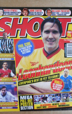 SHOOT Magazine 21-02-1998 Poster Nicola Berti Moreno Torricelli  [P62]