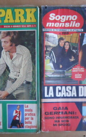 BUSTA anni 70 di 2 Fotoromanzi LUNA PARK 84 + Sogno Mensile 105  [D3]