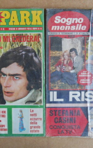 BUSTA anni 70 di 2 Fotoromanzi LUNA PARK 86 + Sogno Mensile 103  [D3]