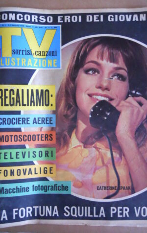 TV Sorrisi e Canzoni n°1 1966 Catherine Spaak Sergio Endrigo Zanicchi  [G584]