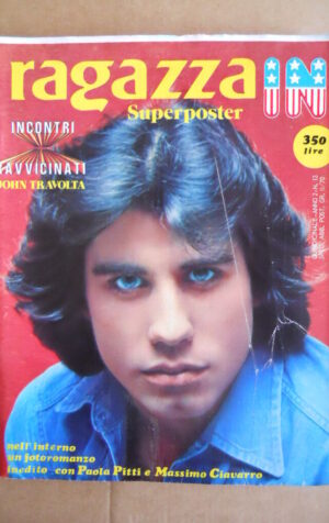 RAGAZZA IN Fotoromanzo  13 1979 Super Poster John Travolta - Paola Pitti  [G596]