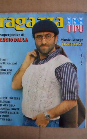 RAGAZZA IN Fotoromanzo  22 1980 Poster Lucio Dalla - Blondie Romina Power [G600]
