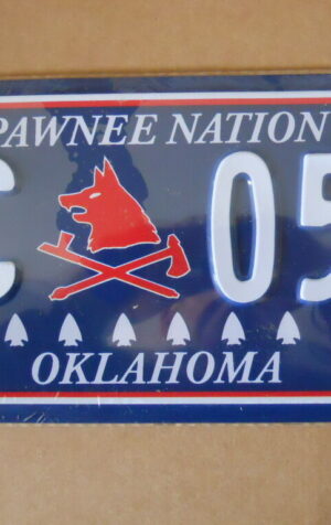Targa Americana OKLAHOMA PC-051 PAWNEE NATION 31x16 cm -Più basso di EBAY