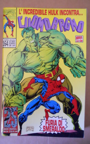 L' Uomo Ragno n°164 1995 Marvel Italia - Hulk e Uomo Ragno [G686]
