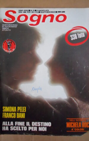 SOGNO Fotoromanzo n°15 1979  [D31] michela roc