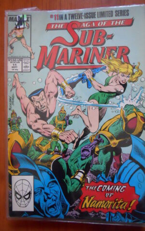 The Saga of THE SUB-MARINER #11 1989 Marvel Comics  [SA43]