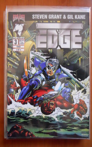 EDGE  - Steven Grant  #3 of 4 Malibu Comics  [SA45]