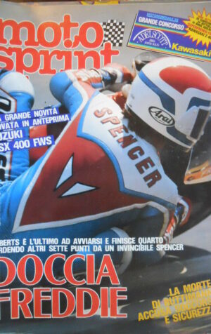 Motosprint 24 1983 test Suzuki GSX 400 FWS - Eric Geboers - Morte di Ruttimann