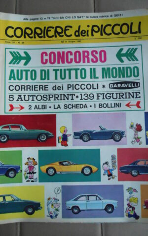 Corriere dei Piccoli n°24 1967 [G750]