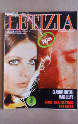 LETIZIA n°381 1979  Rivista Fotoromanzi  [C68]