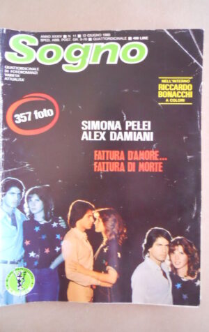 SOGNO n°11 1980  Rivista Fotoromanzi  [C67]