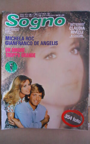 SOGNO n°21 1980  Rivista Fotoromanzi  [C67]